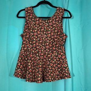 Rose Fit and Flare Blouse